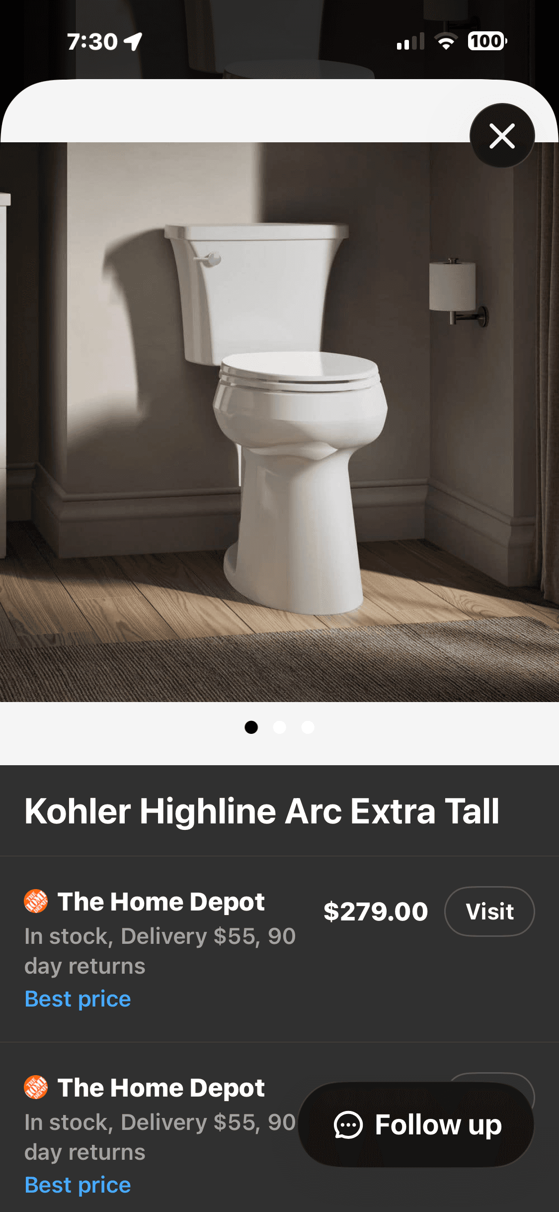 Appliance Swap, Toilet Replacement & Mirror Hang in Bronxville, NY